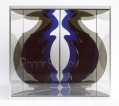 PP67, side view, 16x15 inches, plexiglass, mirror, aluminum, 1988